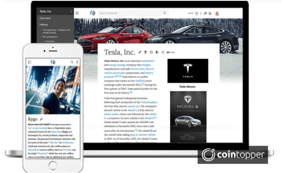 Wikipedia’s Decentralized Competitor Everipedia Goes Live