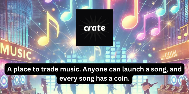 Crate – The premier music trading platform on Base Blockchain