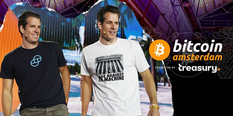 Cameron and Tyler Winklevoss to Headline Bitcoin Amsterdam 2025